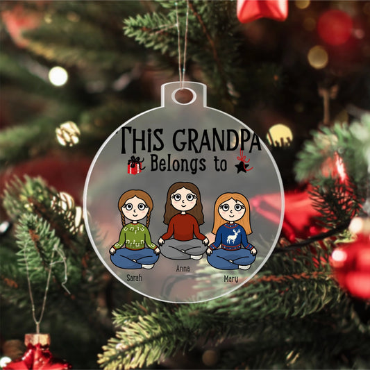 Grandpa - Personalized Acrylic Ornament