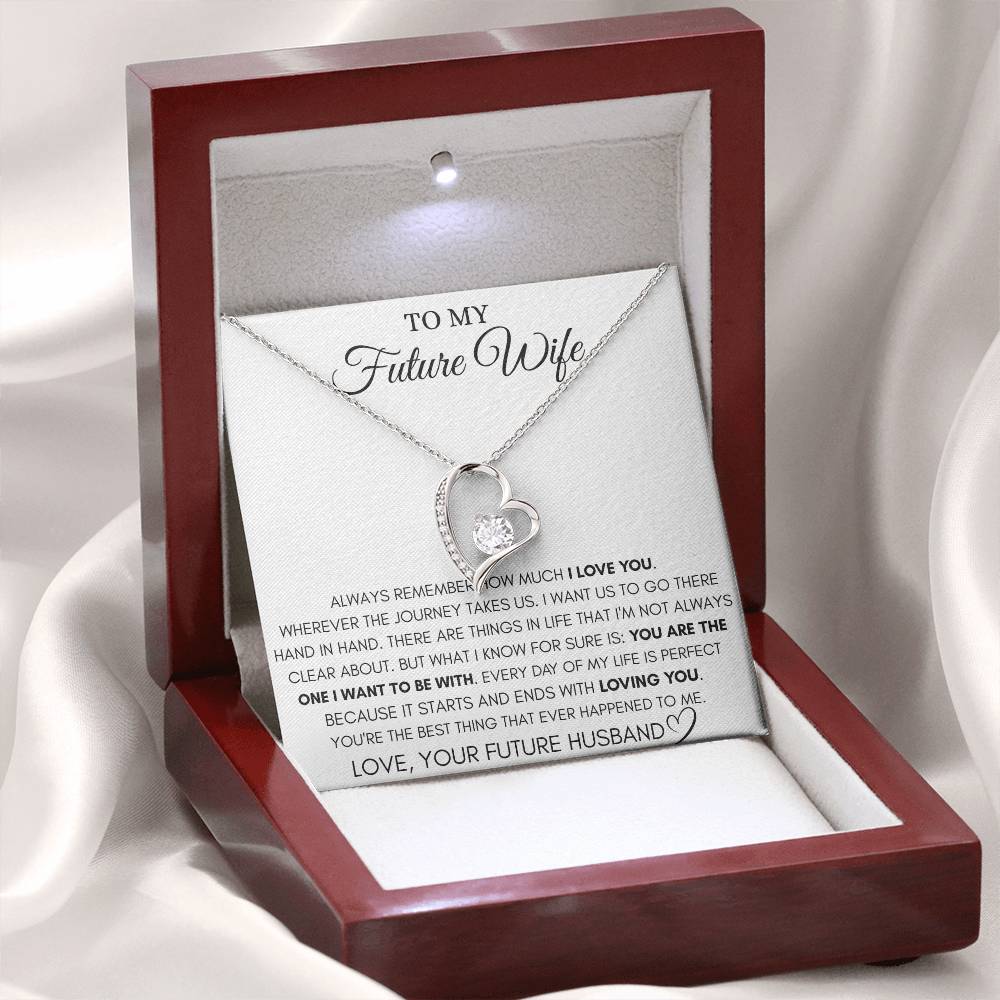 To My Future Wife - I Love You - Forever Love Necklace