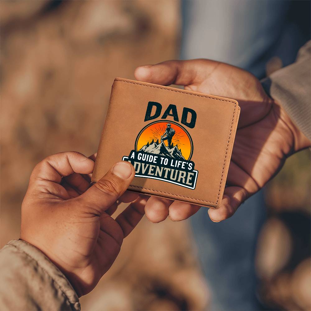 Dad - Graphic Leather Wallet