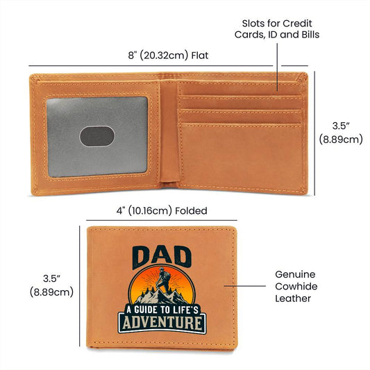 Dad - Graphic Leather Wallet