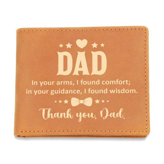 Dad - Graphic Leather Wallet