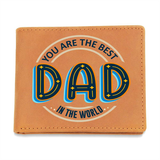 Dad - Graphic Leather Wallet