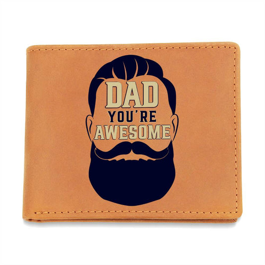 Dad - Graphic Leather Wallet