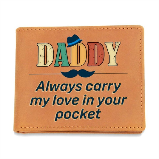 Daddy - Graphic Leather Wallet