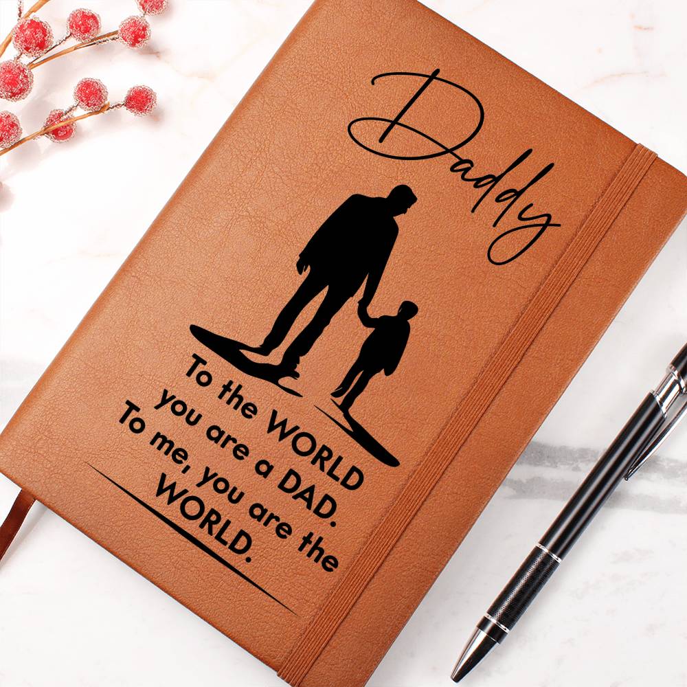 Daddy - Graphic Leather Journal