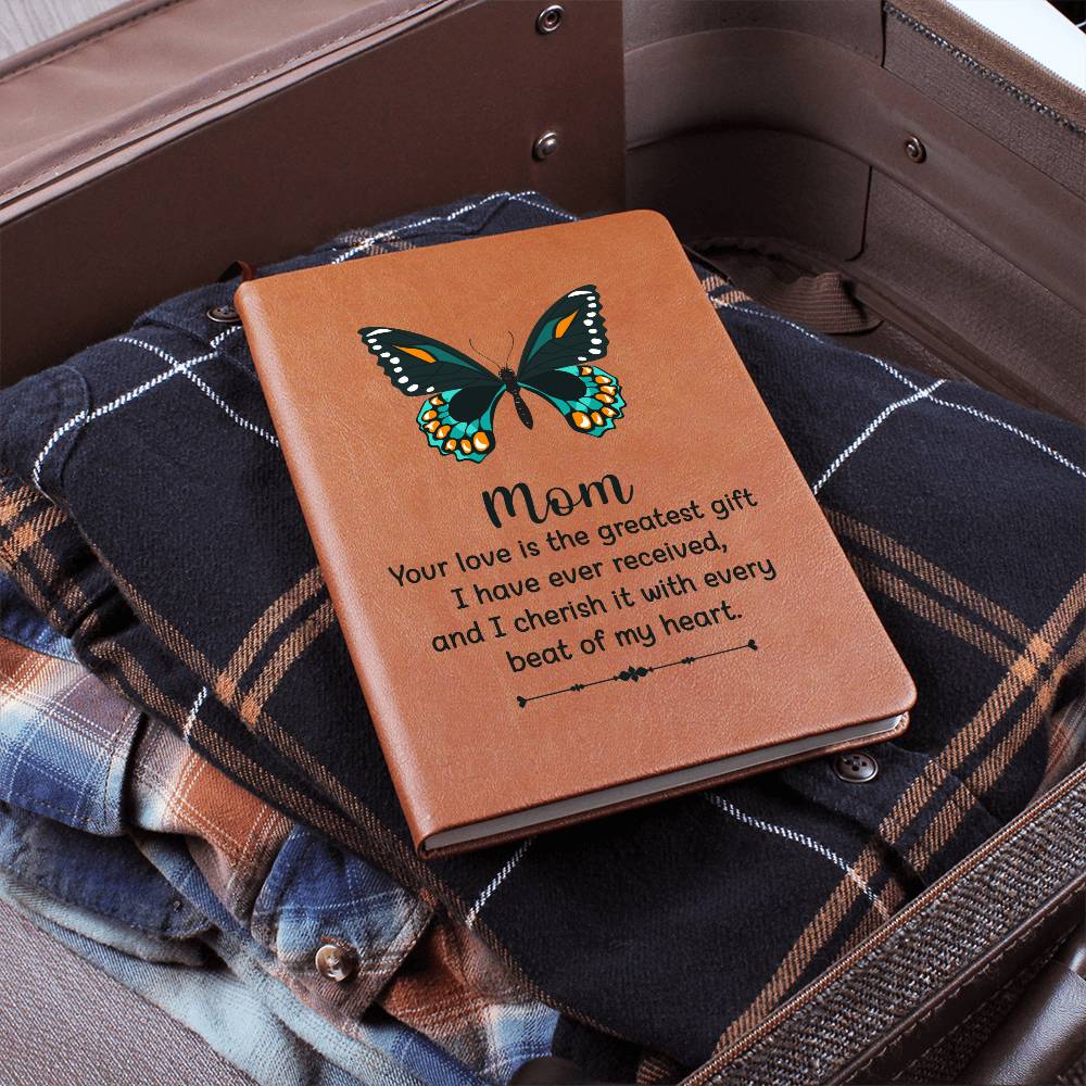 Mom's Love - Graphic Leather Journal