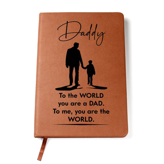 Daddy - Graphic Leather Journal