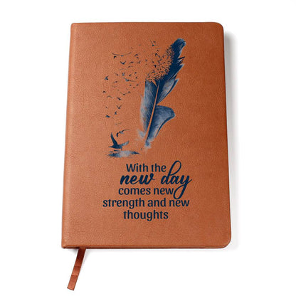 New Strength - Graphic Leather Journal