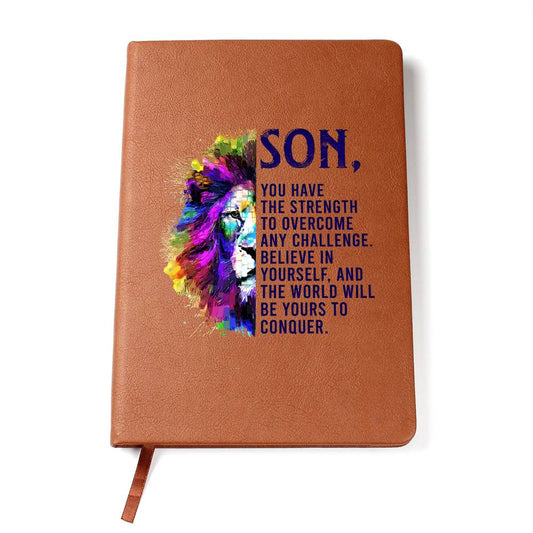 Son's Strength - Graphic Leather Journal