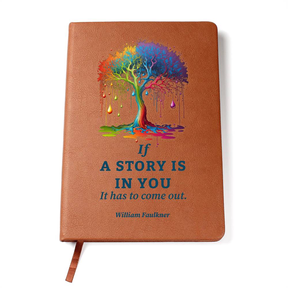 The Story In You - Graphic Leather Journal