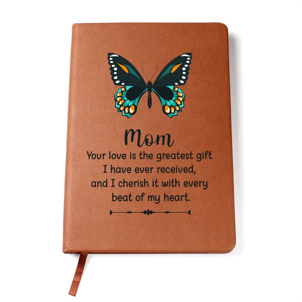 Mom's Love - Graphic Leather Journal