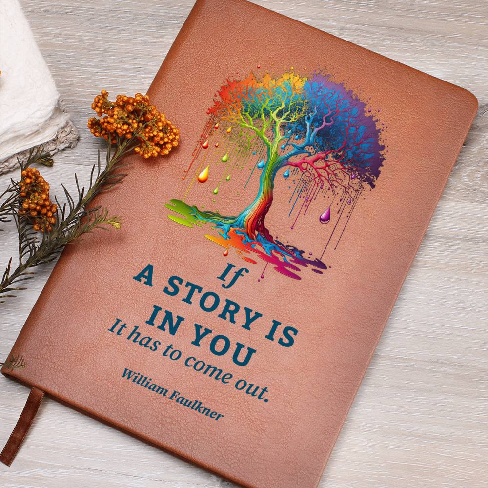 The Story In You - Graphic Leather Journal