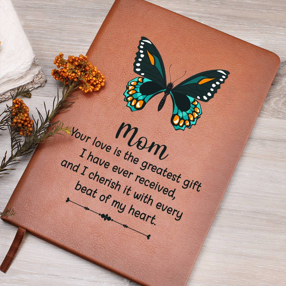 Mom's Love - Graphic Leather Journal