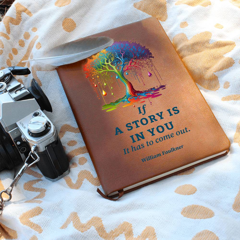 The Story In You - Graphic Leather Journal