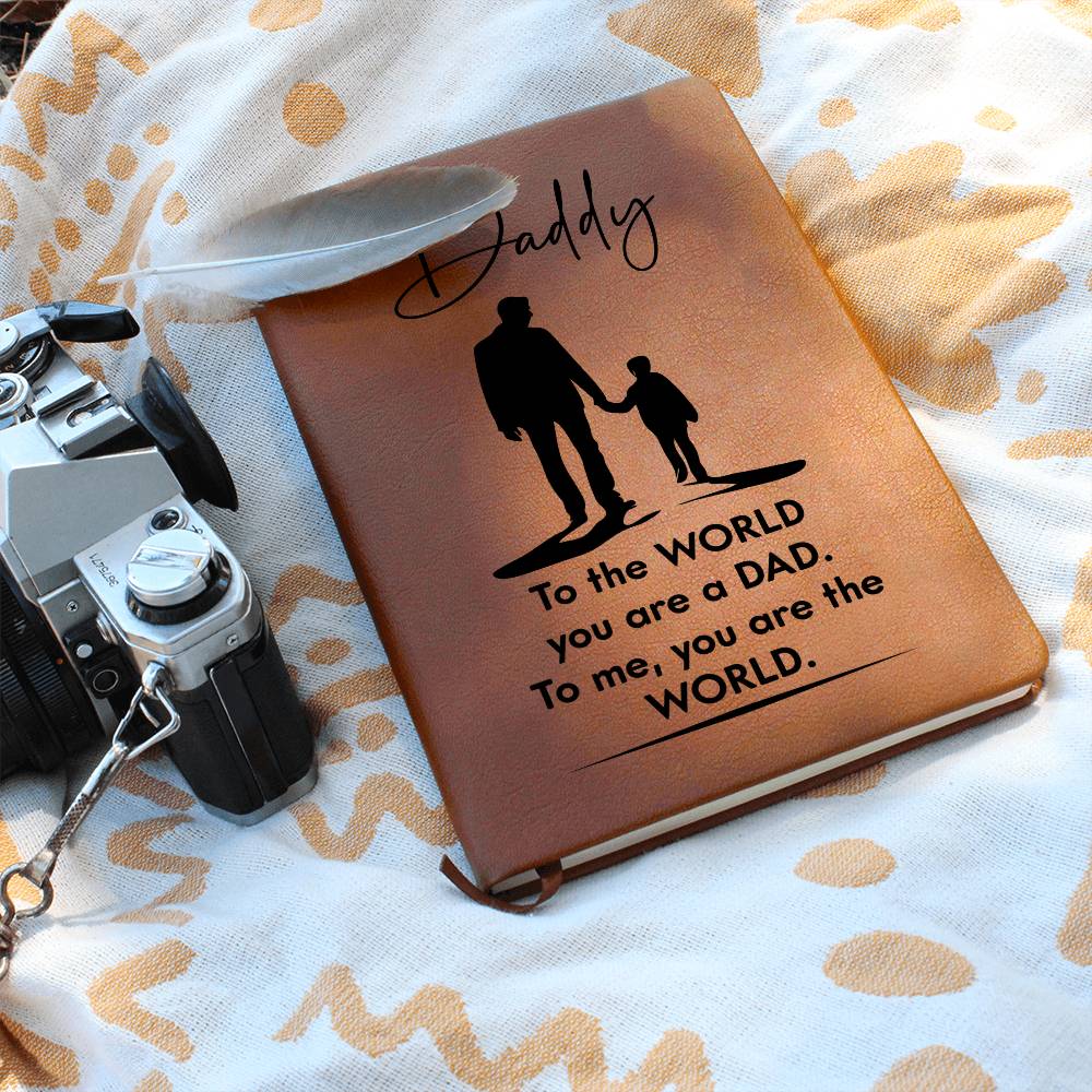 Daddy - Graphic Leather Journal