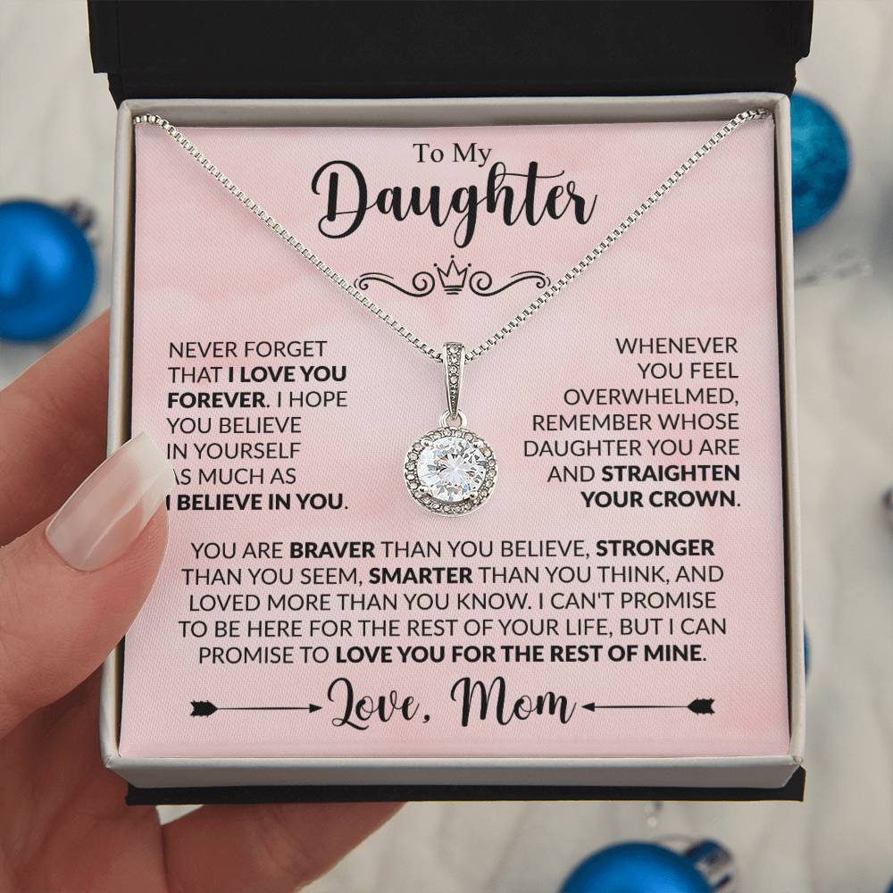 To Daughter From Mom - Eternal Hope Necklace