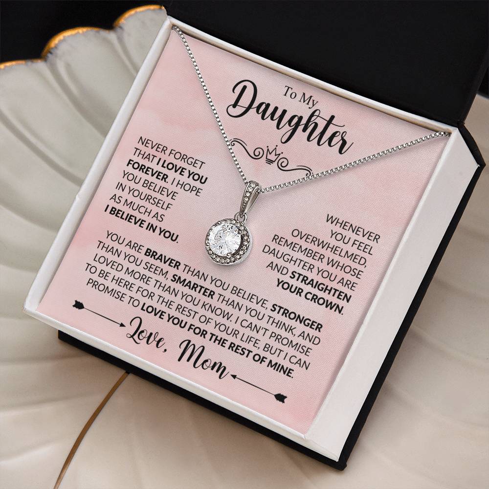 To Daughter From Mom - Eternal Hope Necklace