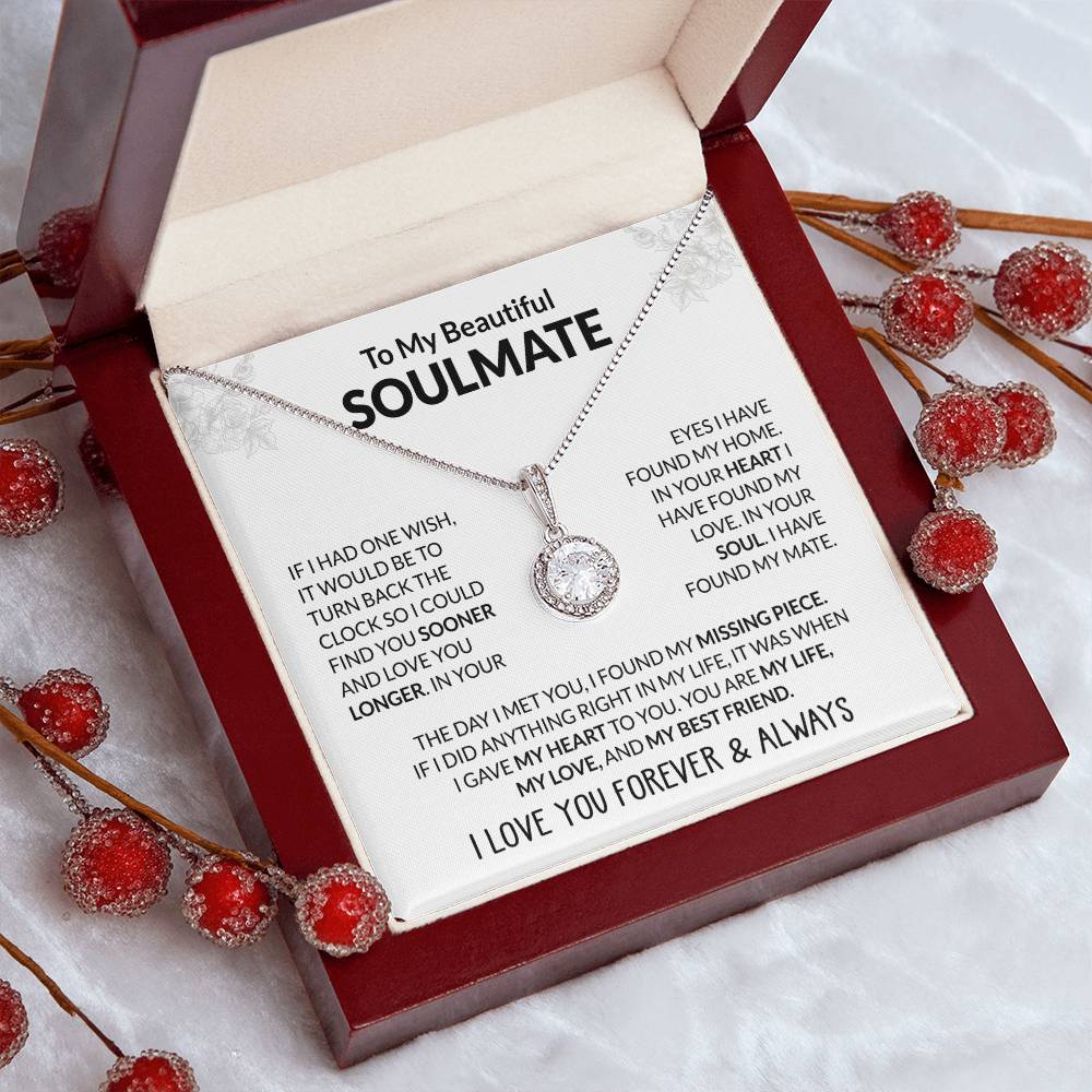 To My Beautiful Soulmate - My Best Friend - Eternal Hope Necklace