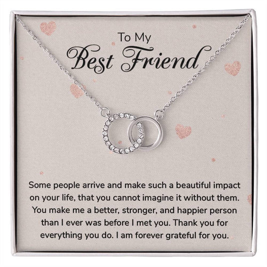 To My Best Friend - Perfect Pair Necklace