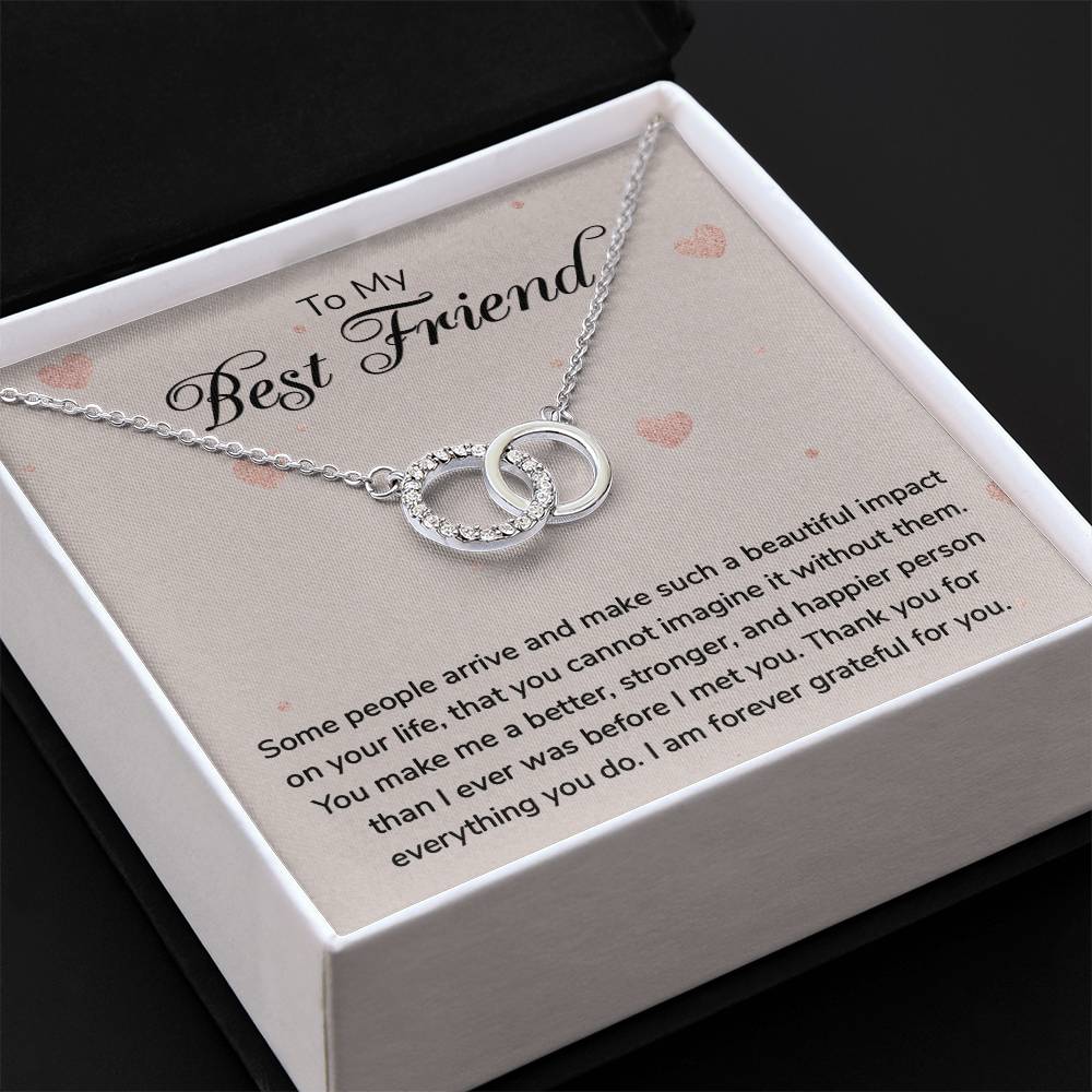 To My Best Friend - Perfect Pair Necklace