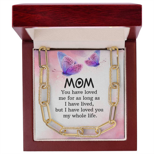 Mom - Paperclip Chain Necklace