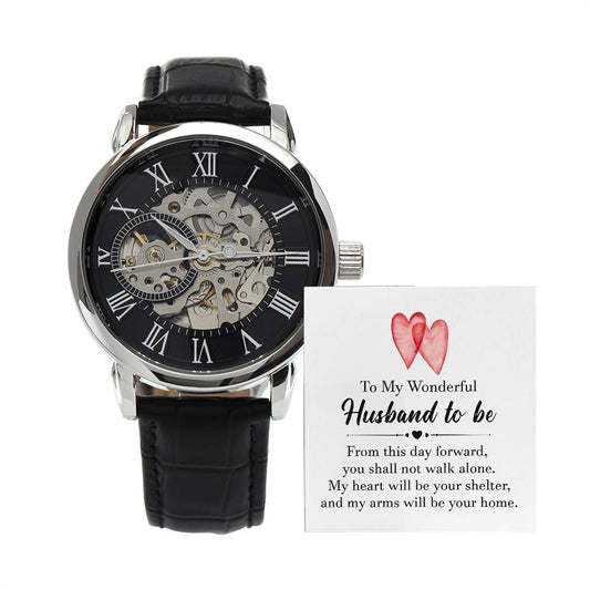 Husband To Be - Men's Openwork Watch