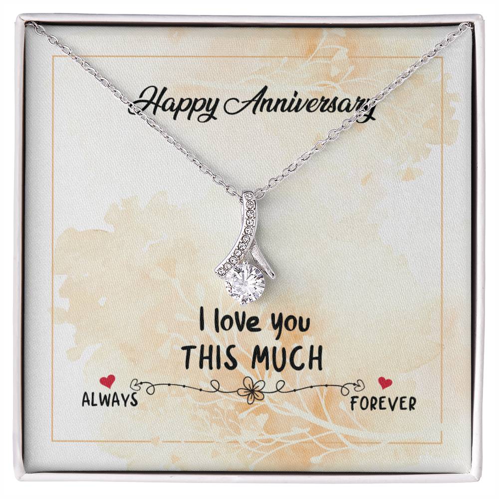 Happy Anniversary - Alluring Beauty Necklace (Yellow & White Gold Variants)