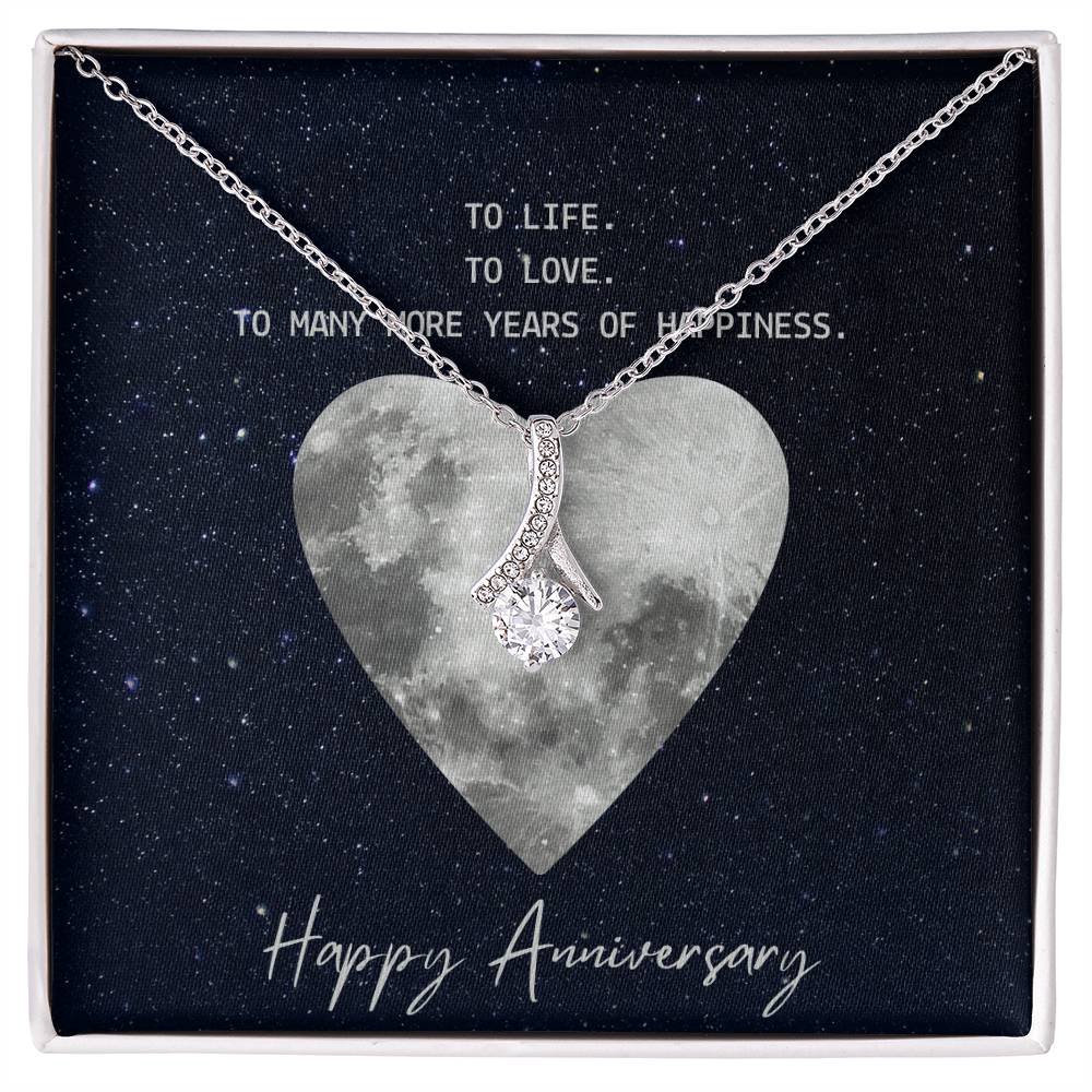 Happy Anniversary - Alluring Beauty Necklace (Yellow & White Gold Variants)