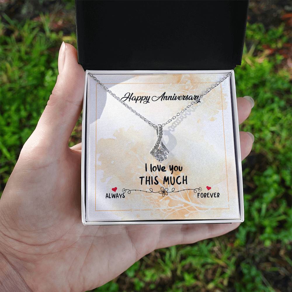 Happy Anniversary - Alluring Beauty Necklace (Yellow & White Gold Variants)