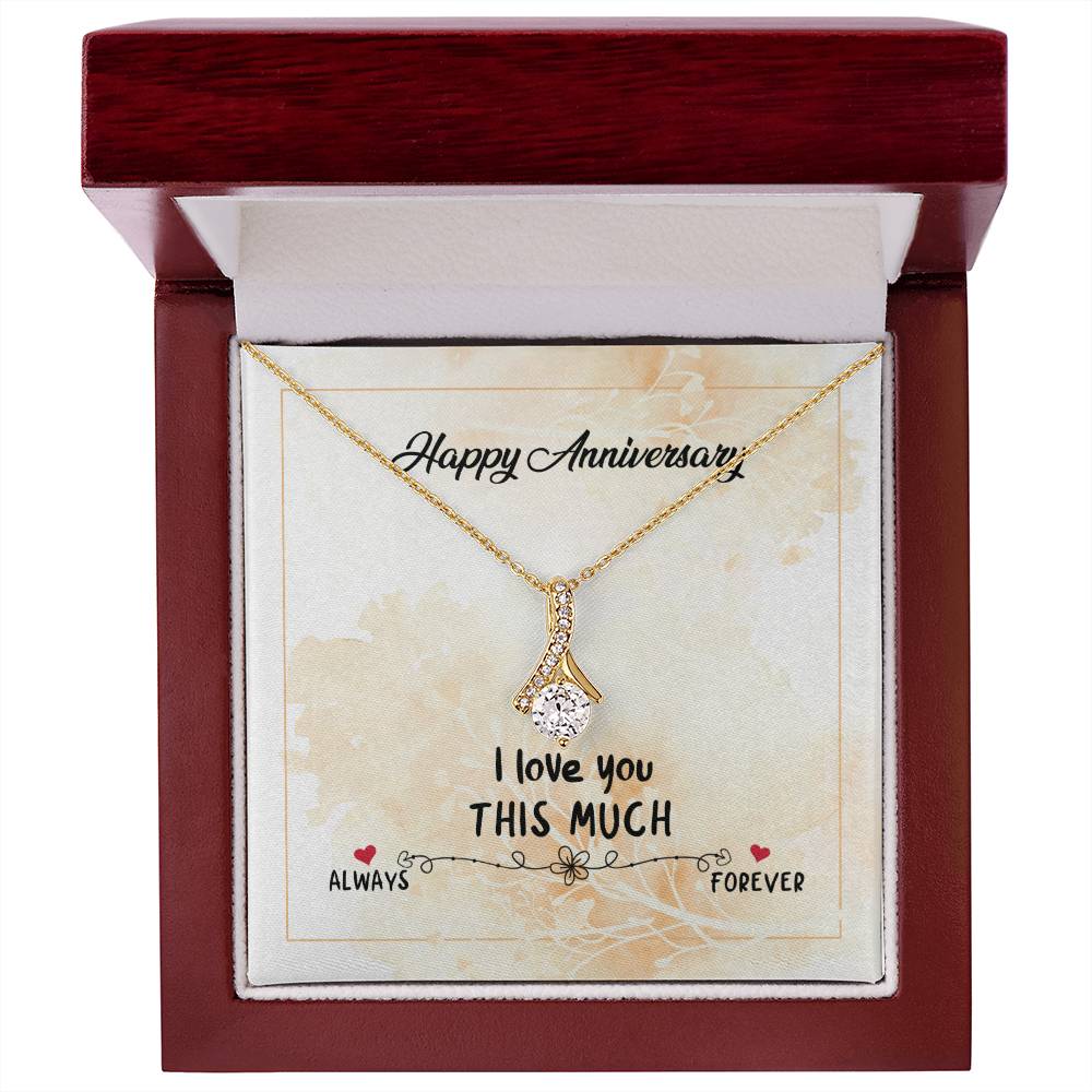 Happy Anniversary - Alluring Beauty Necklace (Yellow & White Gold Variants)