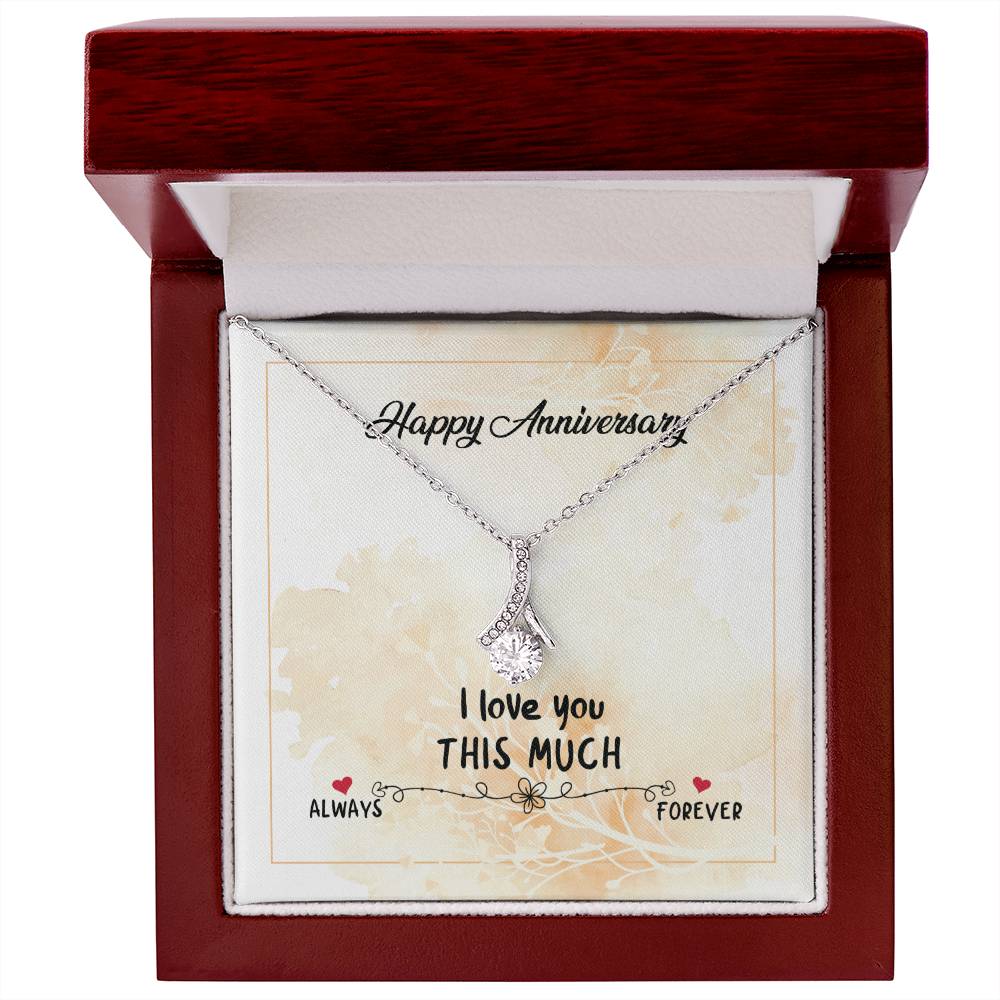 Happy Anniversary - Alluring Beauty Necklace (Yellow & White Gold Variants)