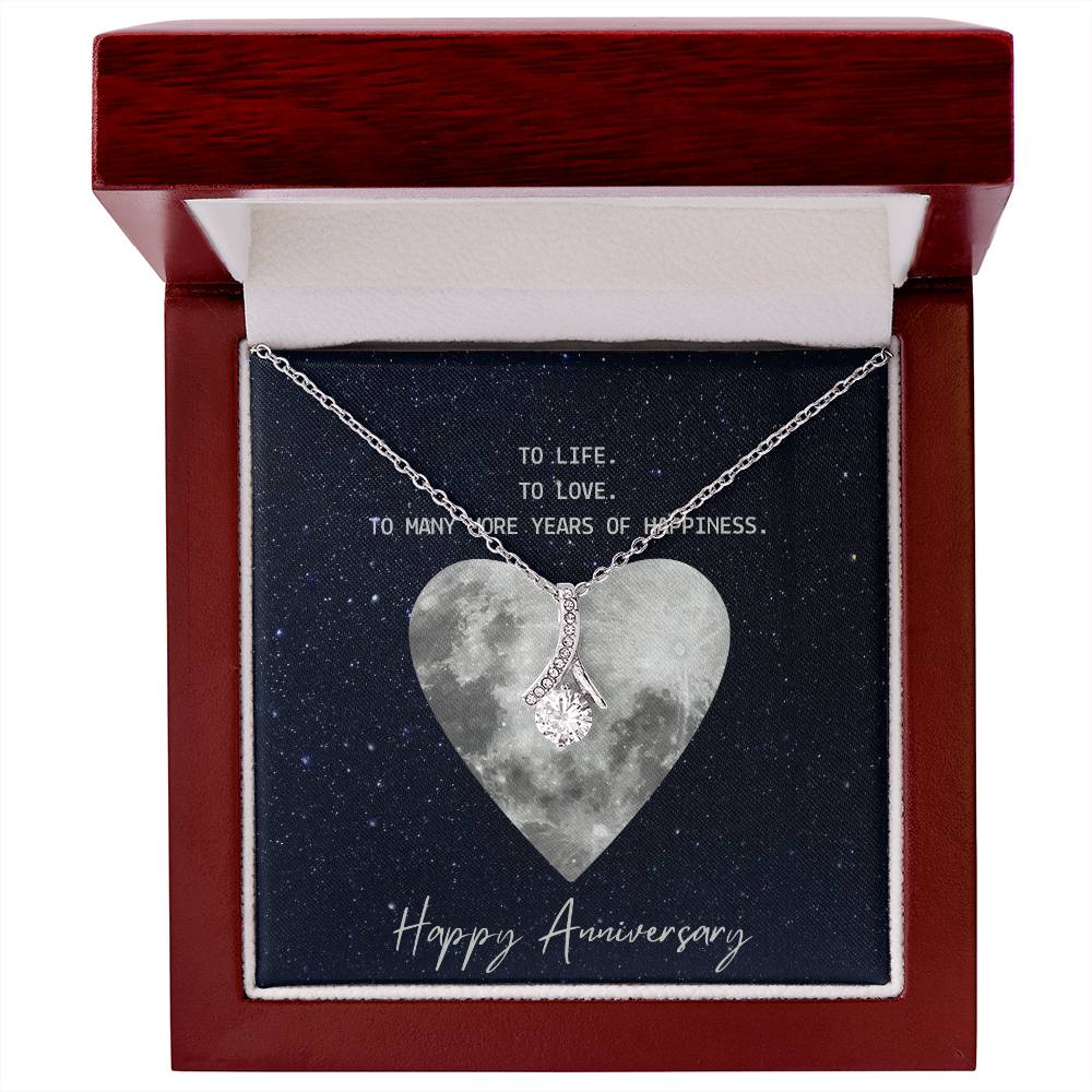 Happy Anniversary - Alluring Beauty Necklace (Yellow & White Gold Variants)