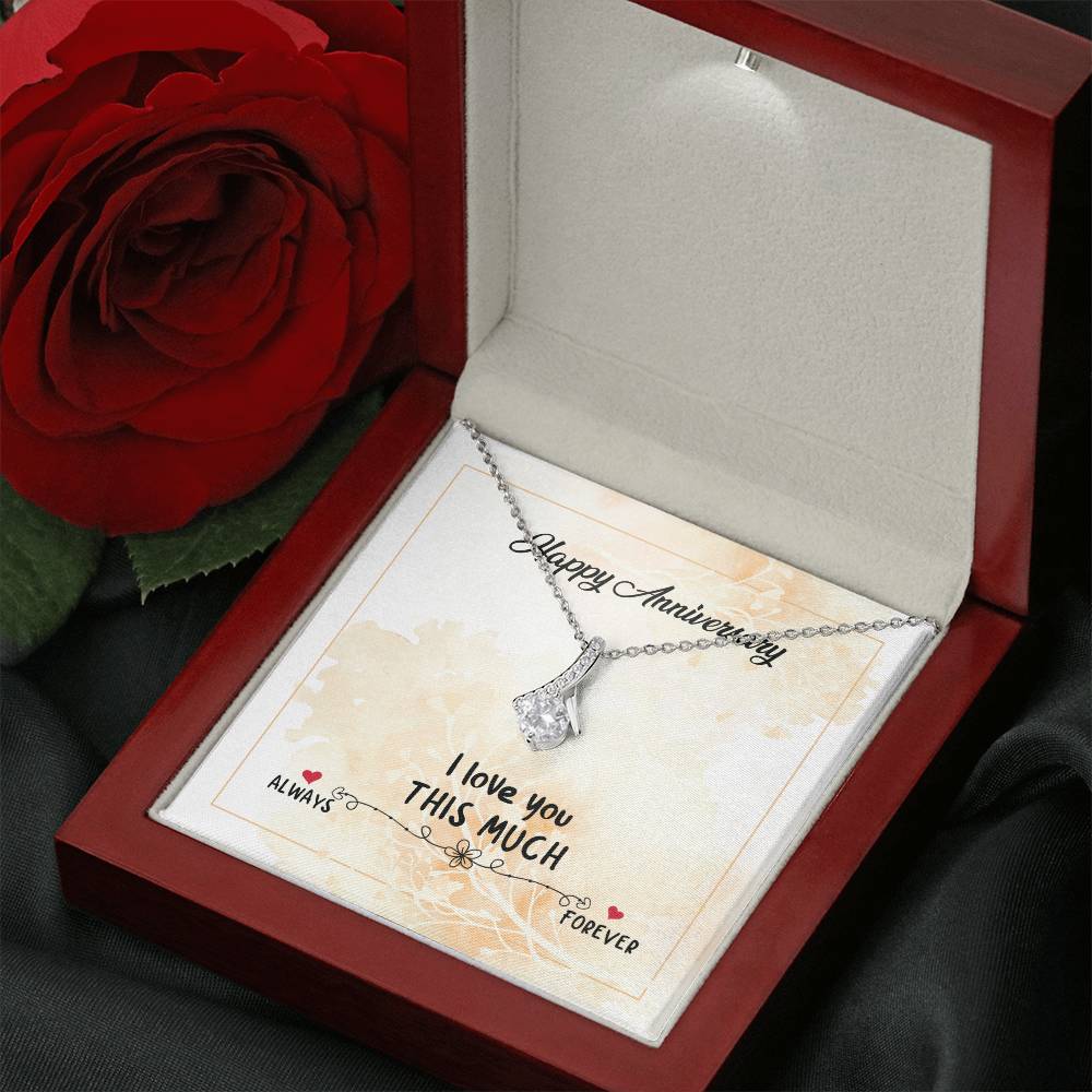 Happy Anniversary - Alluring Beauty Necklace (Yellow & White Gold Variants)