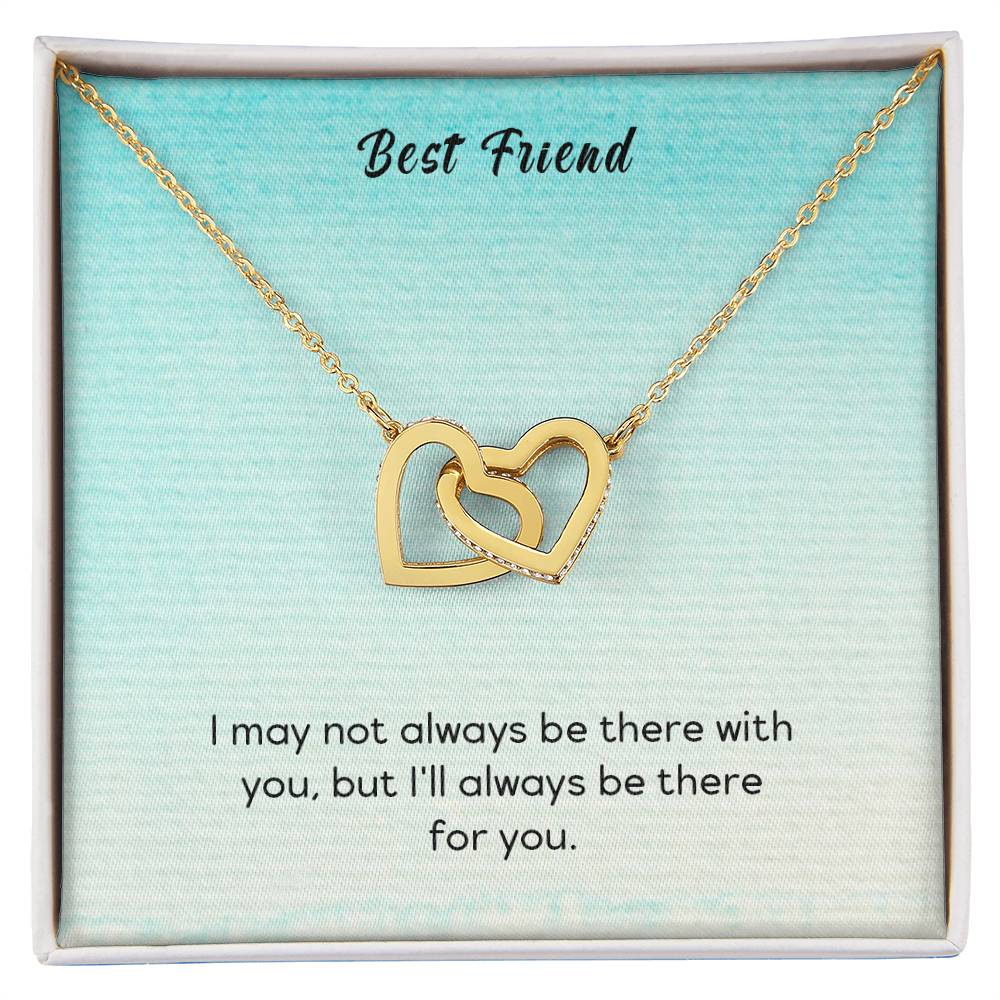 Best Friend - Interlocking Hearts Necklace