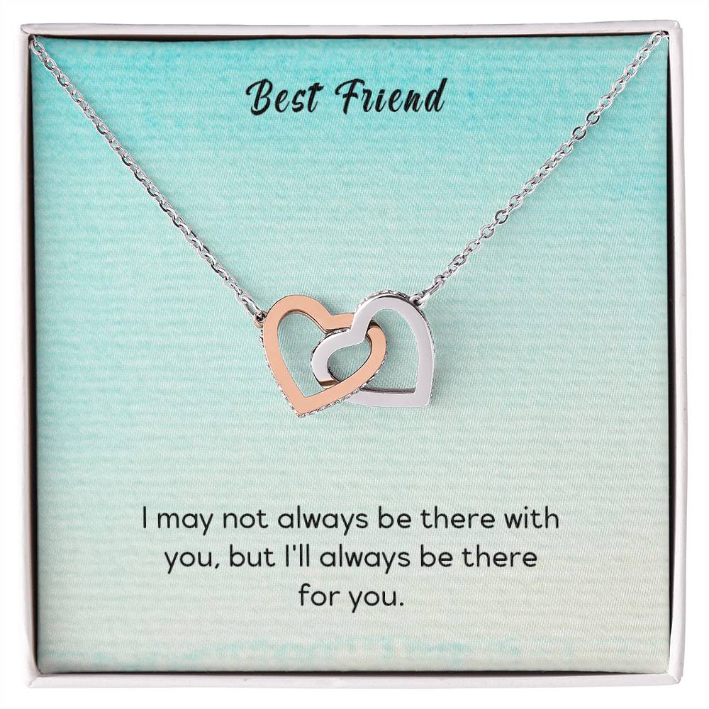 Best Friend - Interlocking Hearts Necklace