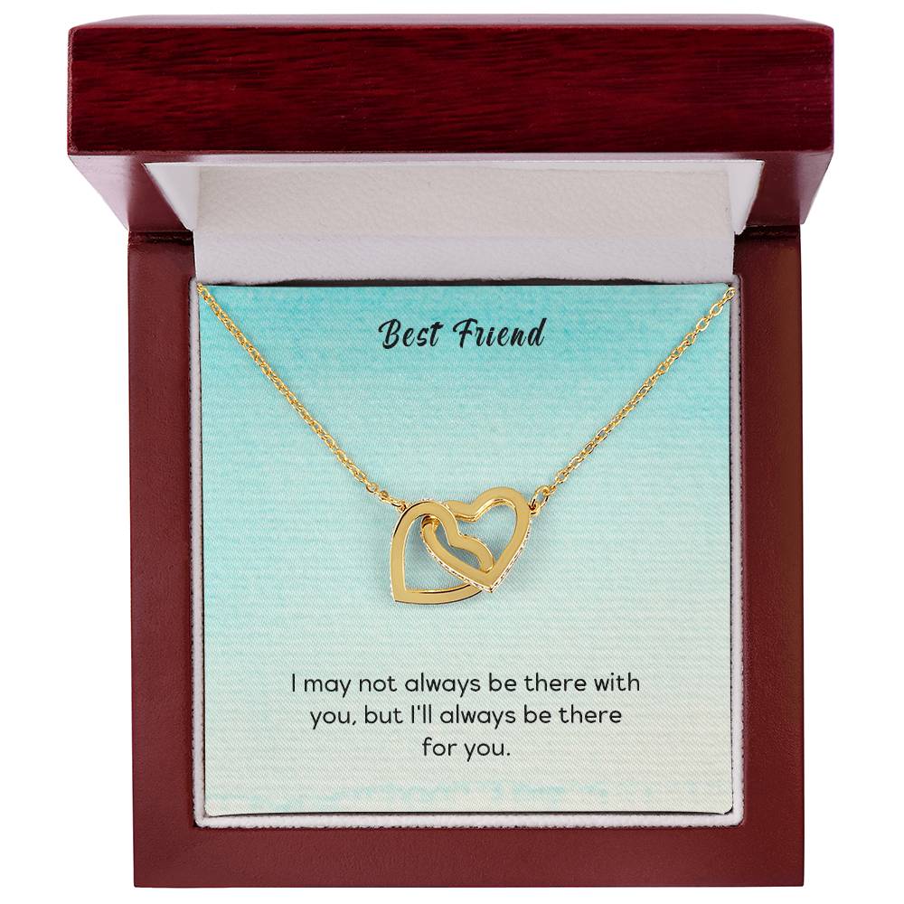 Best Friend - Interlocking Hearts Necklace