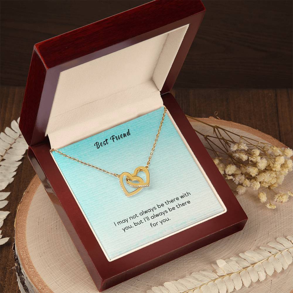 Best Friend - Interlocking Hearts Necklace