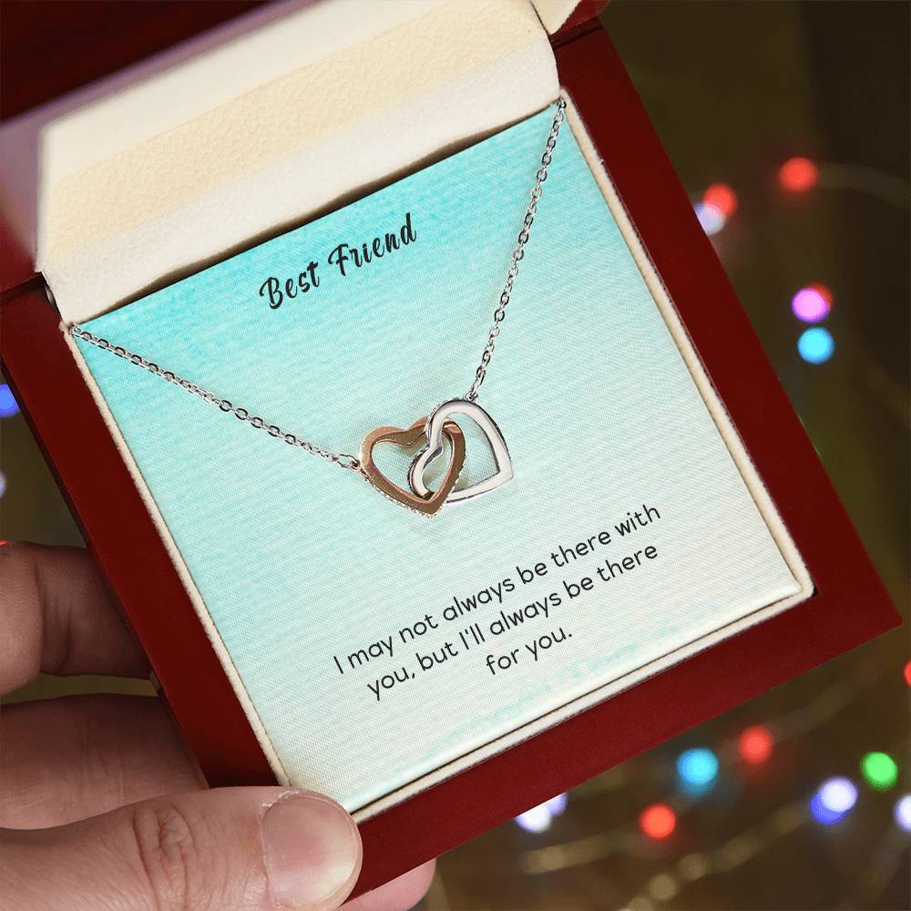 Best Friend - Interlocking Hearts Necklace