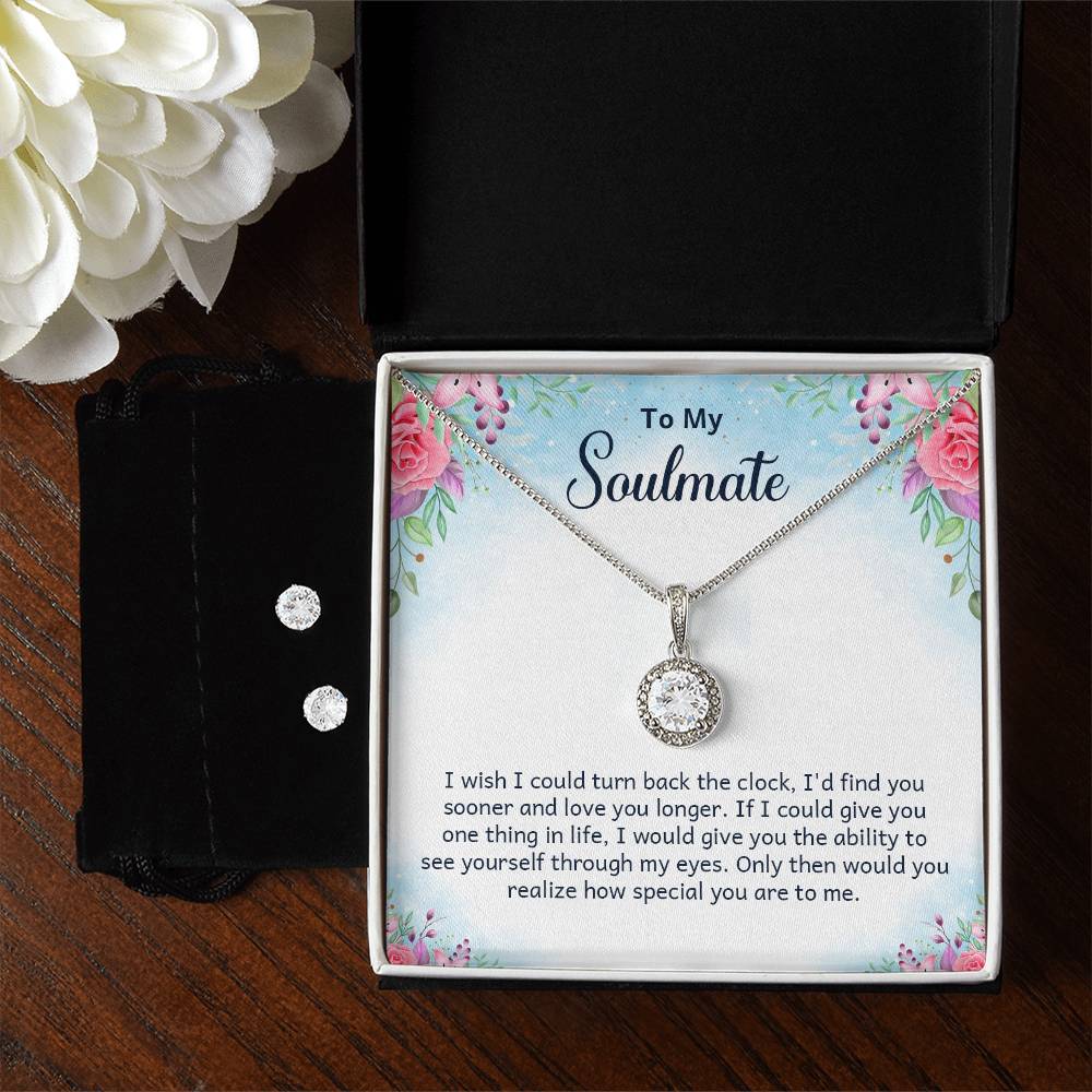 To My Soulmate - Eternal Hope Necklace & Earring Set