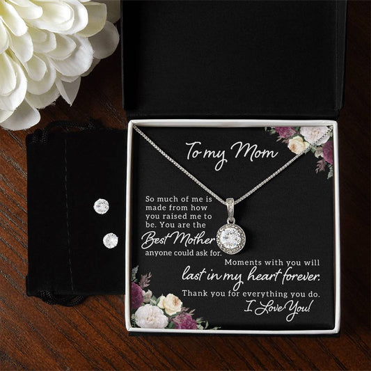 To My Mom - Eternal Hope Necklace & Earring Set