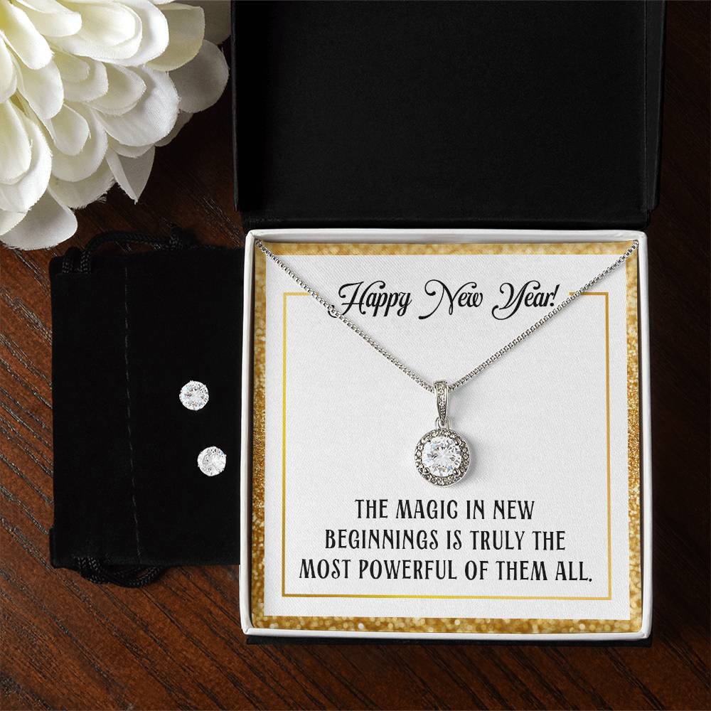 Happy New Year - Eternal Hope Necklace & Earring Set