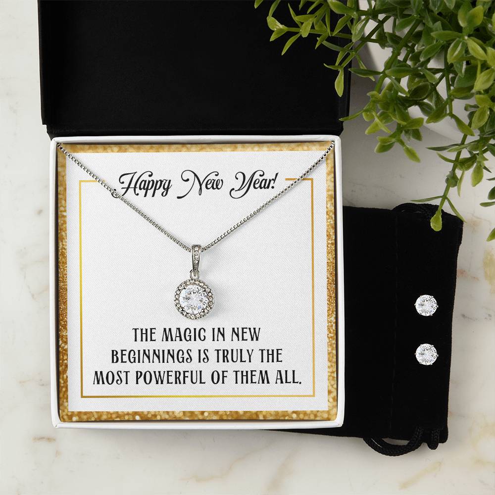 Happy New Year - Eternal Hope Necklace & Earring Set