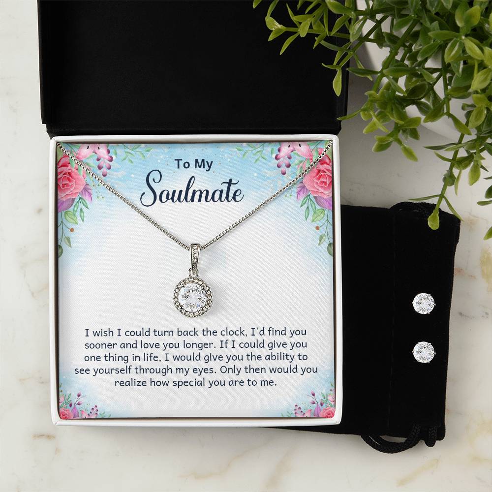 To My Soulmate - Eternal Hope Necklace & Earring Set