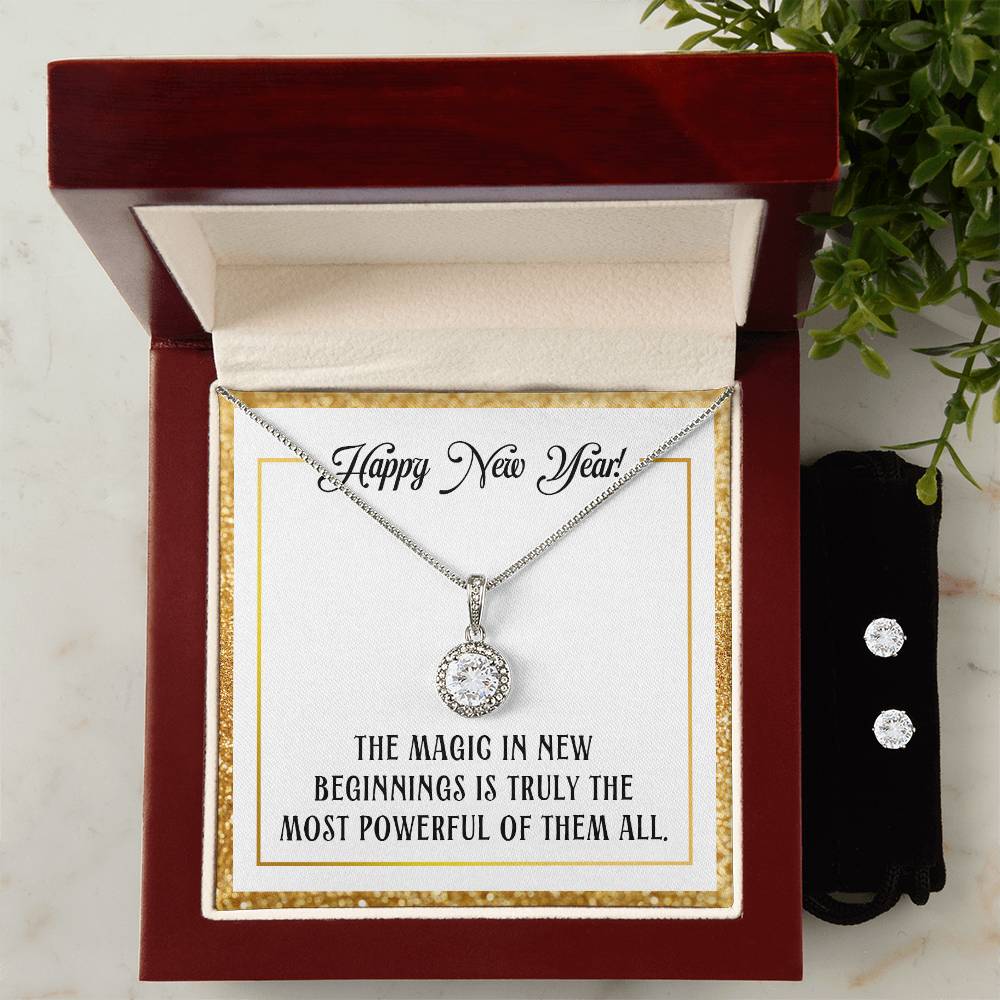 Happy New Year - Eternal Hope Necklace & Earring Set