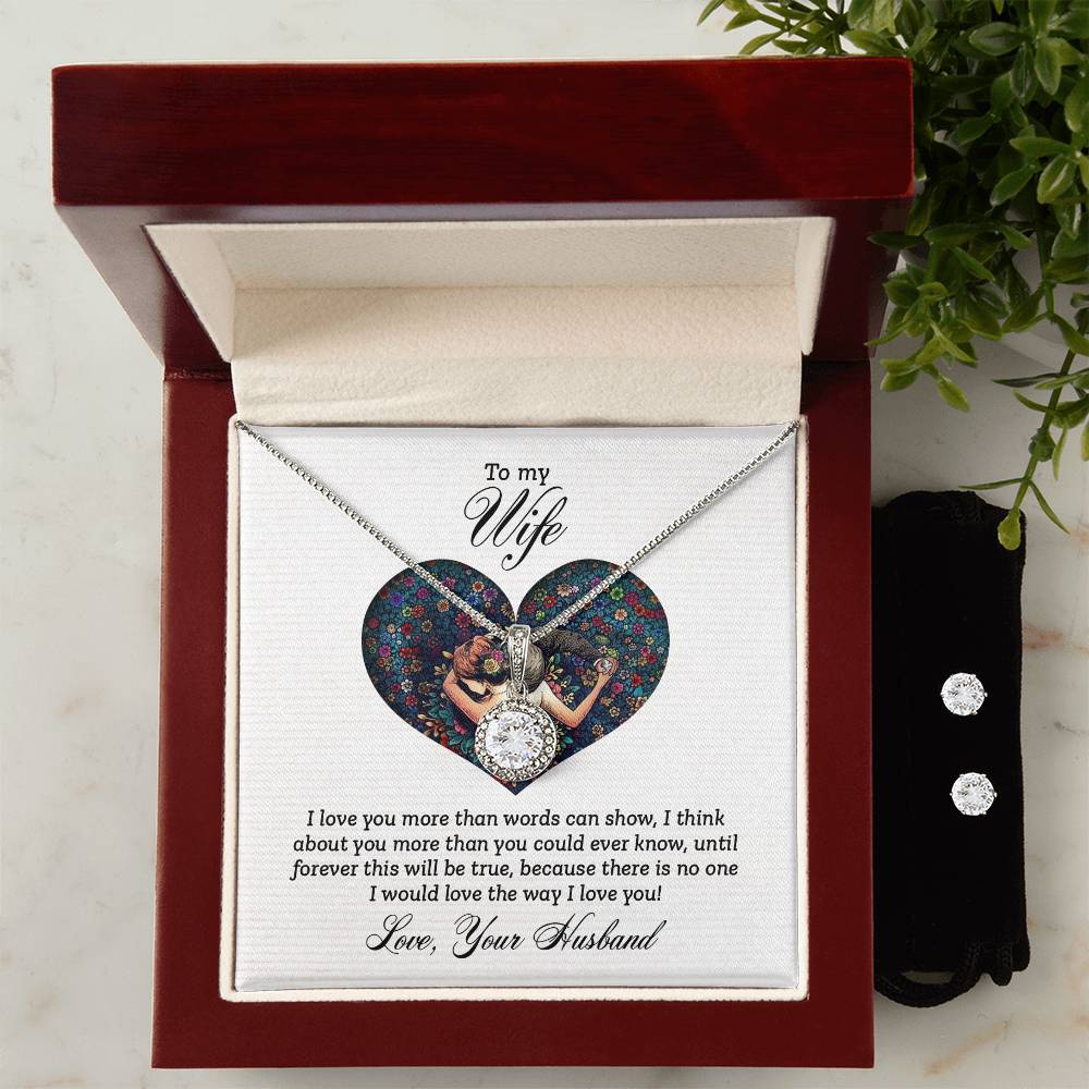 To My Wife - Eternal Hope Necklace & Earring Set