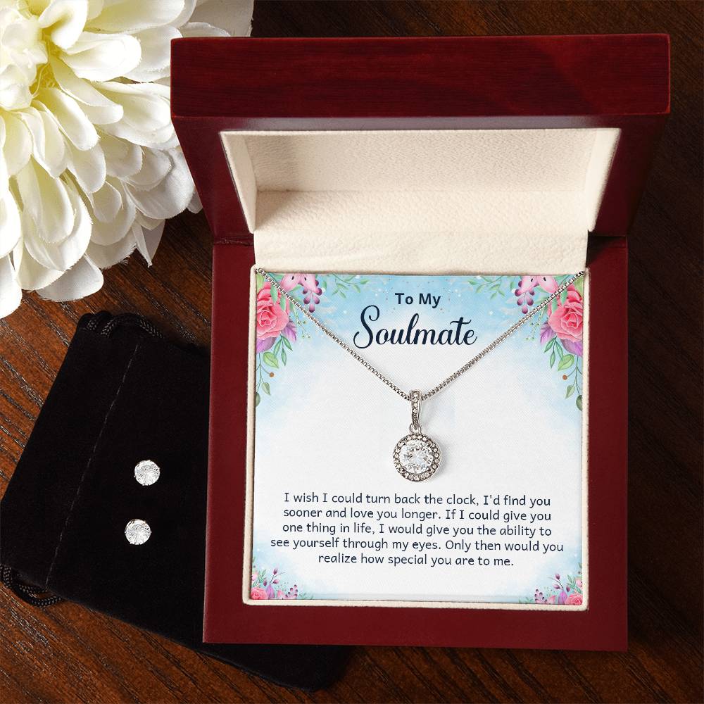 To My Soulmate - Eternal Hope Necklace & Earring Set