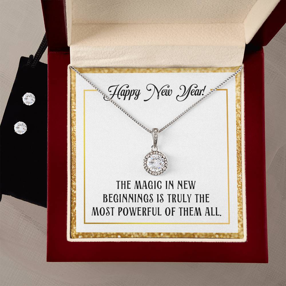 Happy New Year - Eternal Hope Necklace & Earring Set