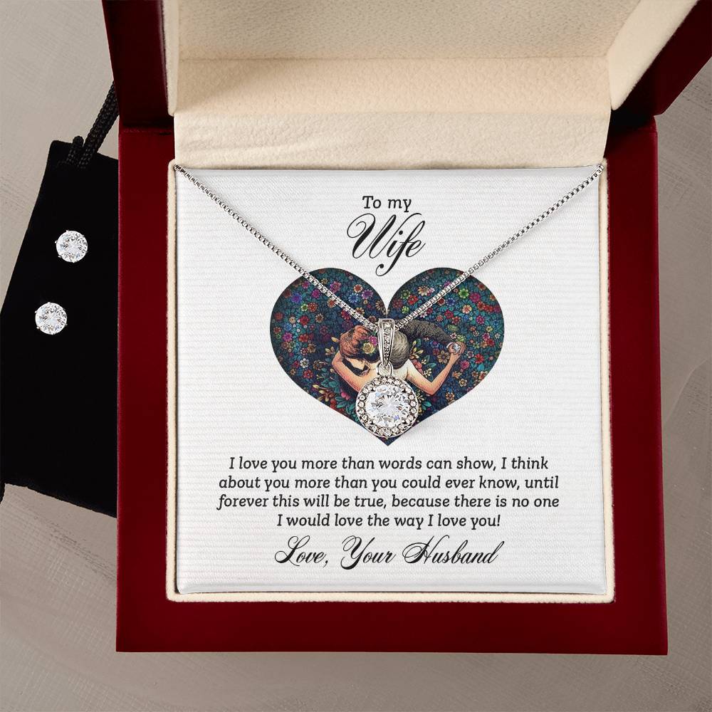 To My Wife - Eternal Hope Necklace & Earring Set