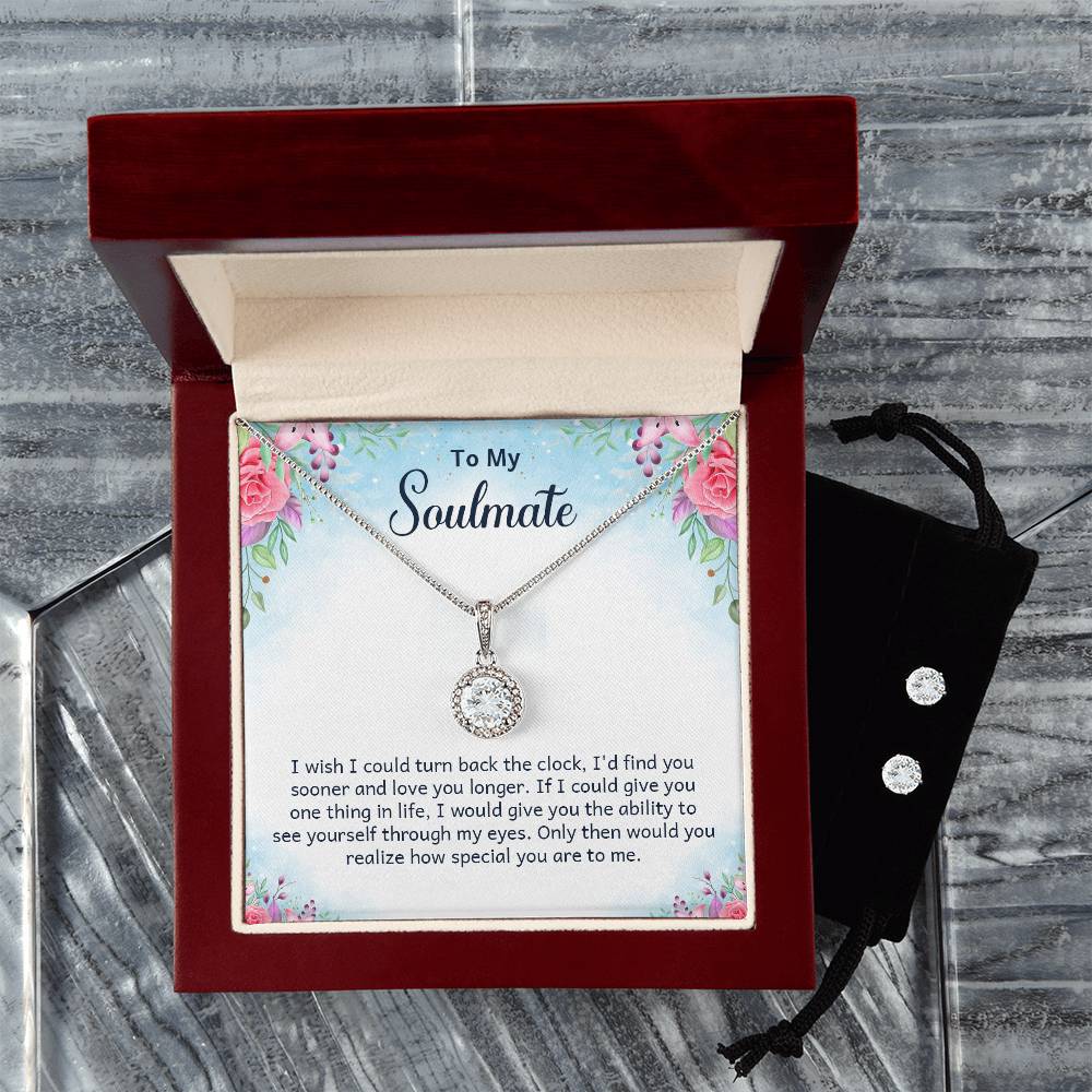 To My Soulmate - Eternal Hope Necklace & Earring Set