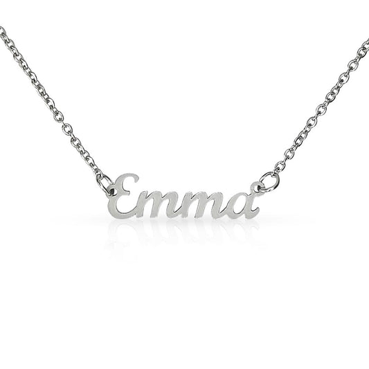 Non-Message Card Custom Name Necklace